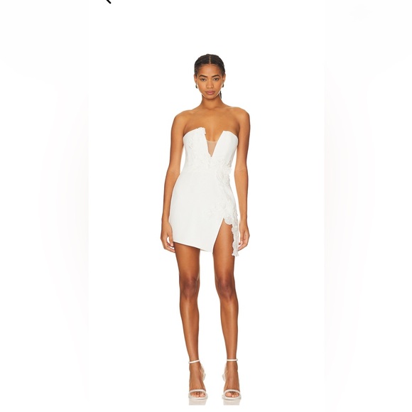 Fleur mini dress in white - Picture 1 of 3